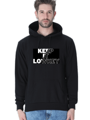 Black Unisex Premium Cotton Hooded Sweatshirt