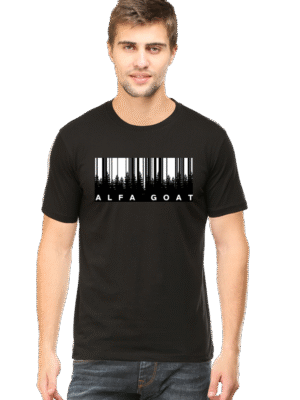 Dark Forest Unisex Round Neck Half Sleeve Classic Black Tshirt