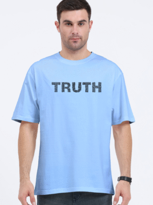 Truth Printed Unisex Oversized Classic T-Shirt