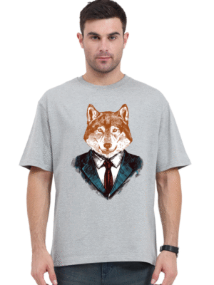The Dapper Fox: Unisex Oversized Classic T-Shirt