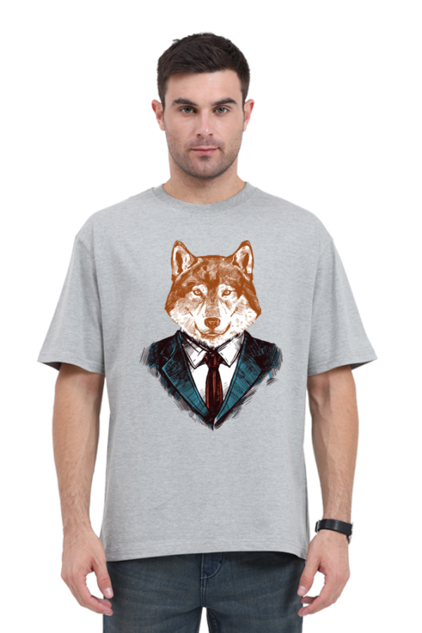 The Dapper Fox: Unisex Oversized Classic T-Shirt