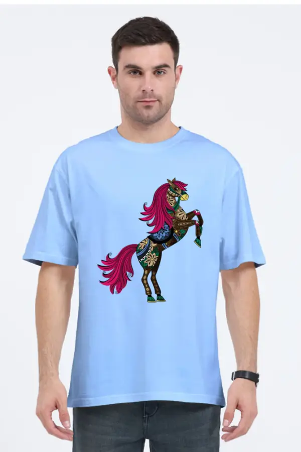 Majestic Horse: Unisex Oversized Classic T-Shirt