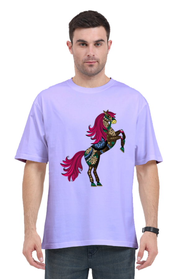 Majestic Horse: Unisex Oversized Classic T-Shirt - Image 3