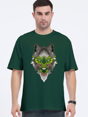 Fearless Wolf: Unisex Oversized Classic T-Shirt