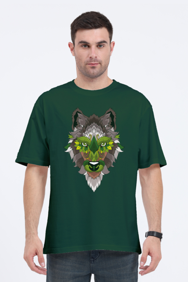 Fearless Wolf: Unisex Oversized Classic T-Shirt