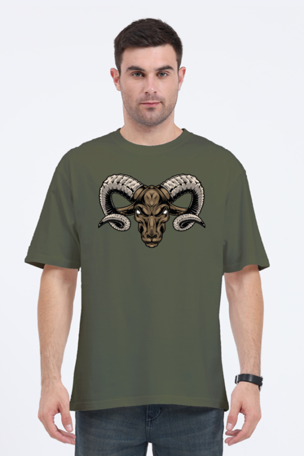 Fearless Goat: Unisex Oversized Classic T-Shirt - Image 2