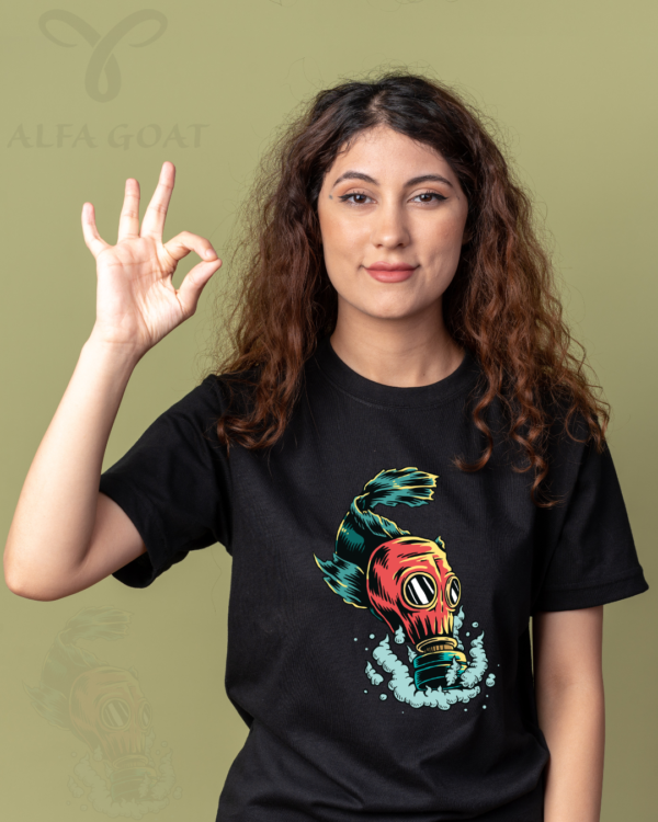 Masked Mystery: Unisex Oversized Classic T-Shirt - Image 4