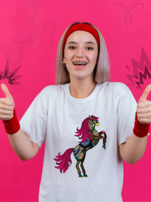 Majestic Horse: Unisex Oversized Classic T-Shirt