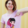 Elegant Japanese Girl T-Shirt – Classic Art Meets Comfort