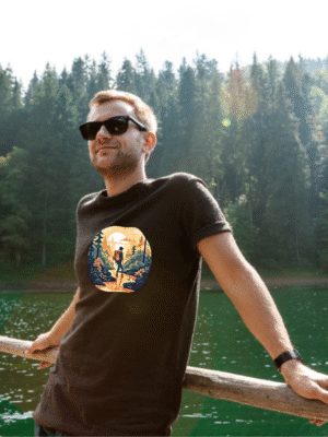 Adventure Awaits – Unisex Classic Hiking T-Shirt
