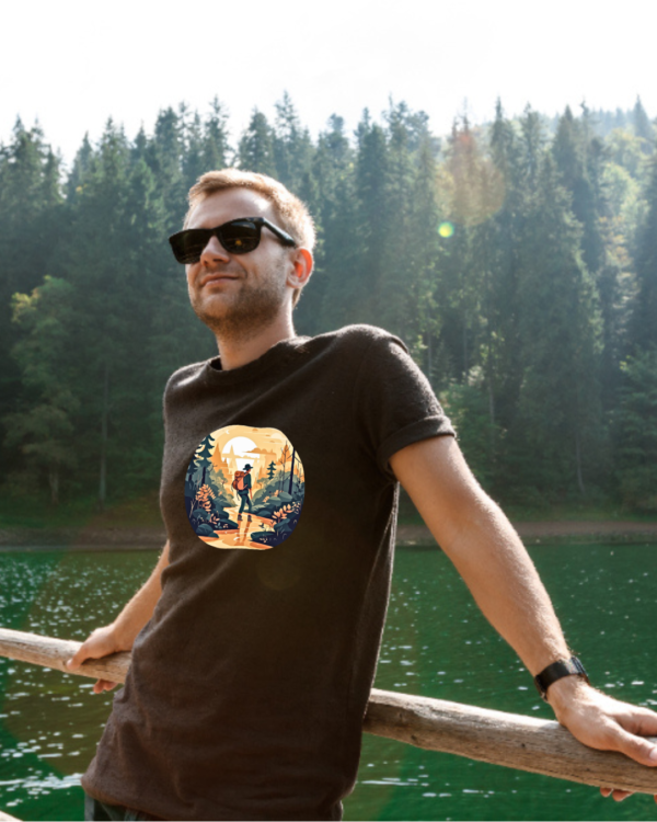 Adventure Awaits – Unisex Classic Hiking T-Shirt