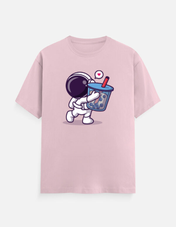 Boba Lover Astronaut T-Shirt - Image 13