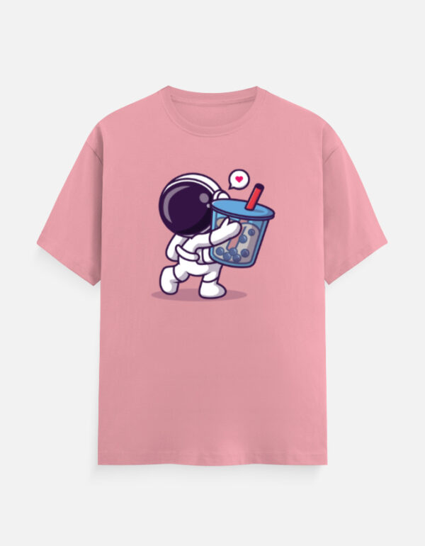 Boba Lover Astronaut T-Shirt - Image 7