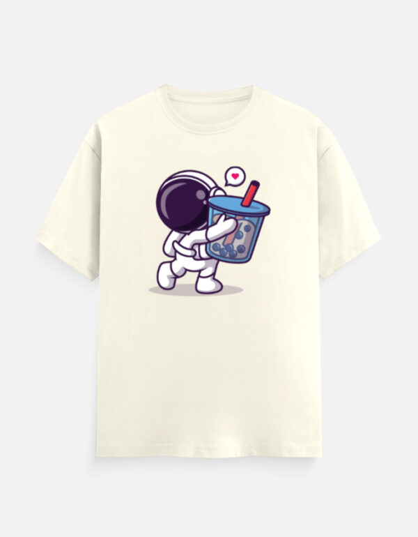 Boba Lover Astronaut T-Shirt - Image 9