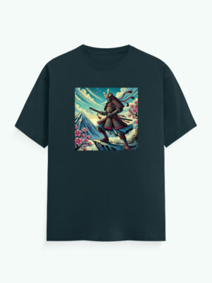 Japanese Warrior In The Mountains T-Shirt