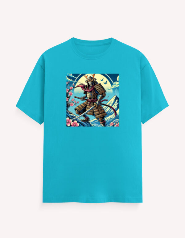 Japanese Warrior Unisex T-Shirt - Image 3