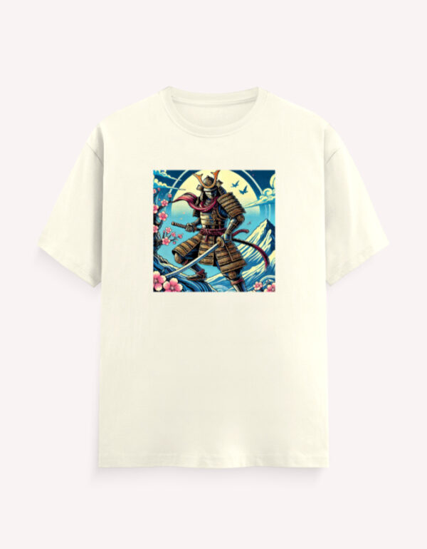 Japanese Warrior Unisex T-Shirt - Image 8