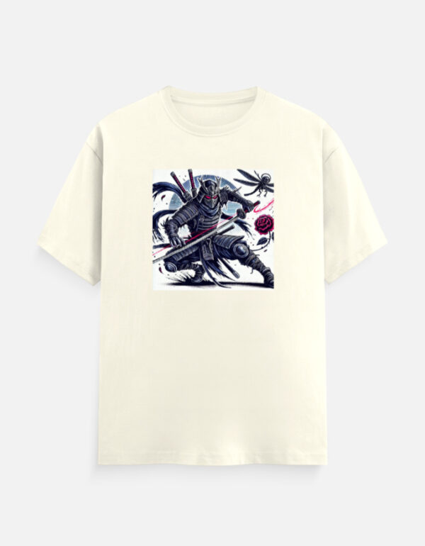 Japanese Warrior In Action T-Shirt - Image 8