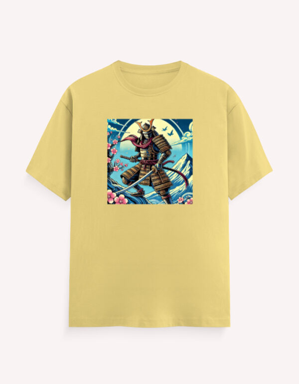 Japanese Warrior Unisex T-Shirt - Image 4