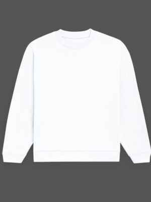 White Unisex Sweatshirt 300 GSM – Alfa Goat