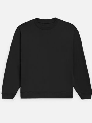 Black Unisex Sweatshirt 300 GSM – Alfa Goat