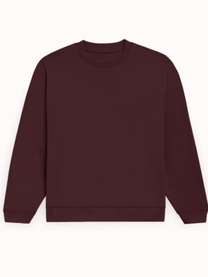 Maroon Unisex Sweatshirt 300 GSM – Alfa Goat
