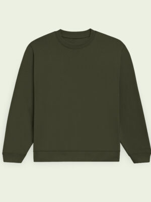 Olive Green Unisex Sweatshirt 300 GSM – Alfa Goat