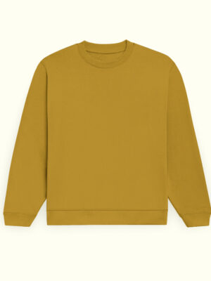 Mustard Yellow Unisex Sweatshirt 300 GSM – Alfa Goat