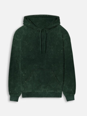 Green Acid Washed Unisex Hoodie