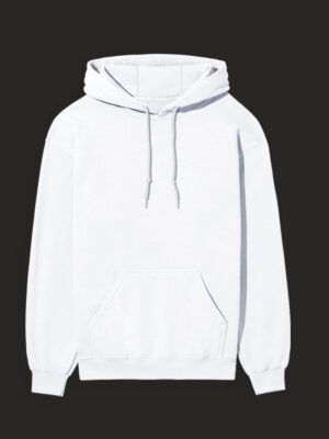 White Hoodie -300 GSM - Alfa Goat