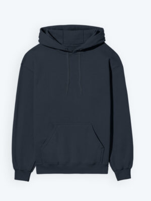 Plain Navy Blue Hoodie -300 GSM - Alfa Goat