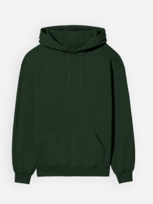 Dark Green Unisex Hoodie - 300 GSM - Alfa Goat